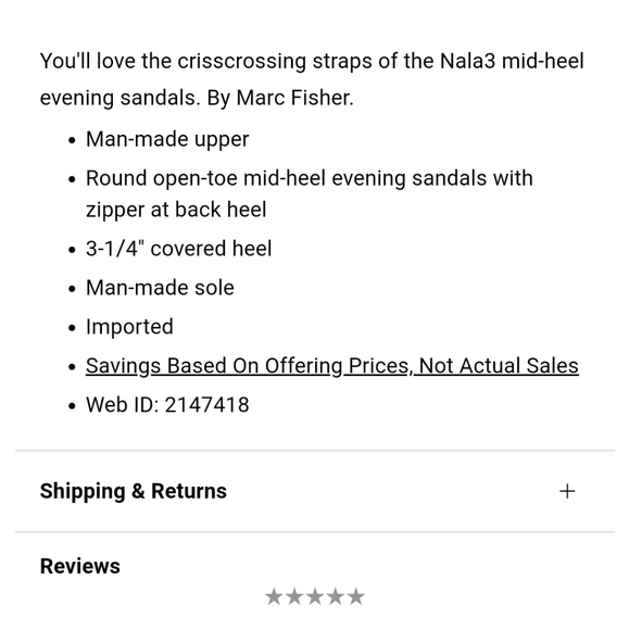 Marc Fisher NWOT Nala gold sparkly heels 6 M - Picture 12 of 12